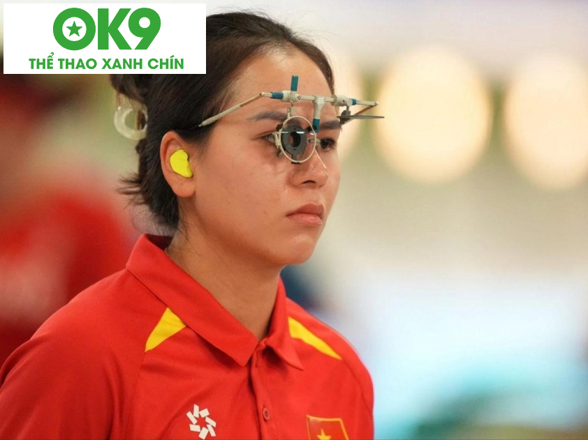 Xạ thủ Trịnh Thu Vinh xếp hạng 8 thế giới ở nội dung 10m súng ngắn hơi nữ. (Ảnh: Reuters) Xạ thủ Trịnh Thu Vinh xếp hạng 8 thế giới ở nội dung 10m súng ngắn hơi nữ. (Ảnh: Reuters)